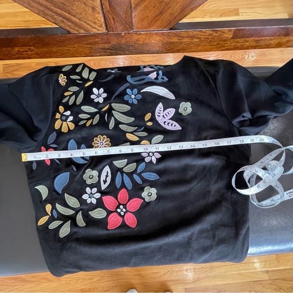 Desigual black dress with sheer sleeves and embroidery work size 10 formal NWT - Picture 7 of 16